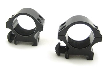 Крепления (кольца) для оптики низкие NcSTAR RB01 1" WEAVER RING/ BLACK . 
